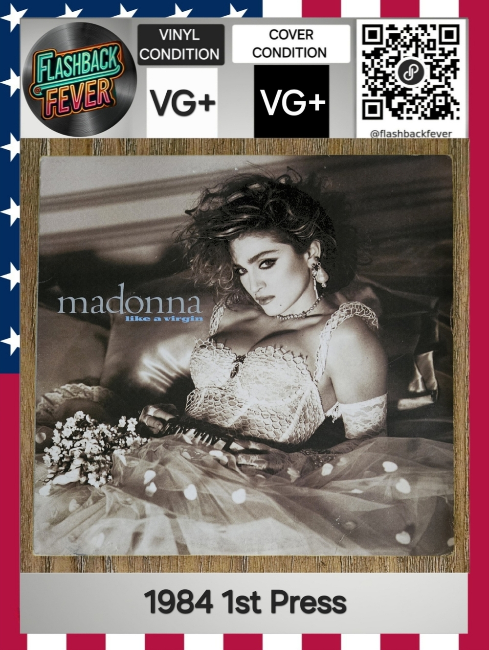 MADONNA•Like A Virgin•Nov 12, 1984 US (#1-25157) Allied, 1st Pressing